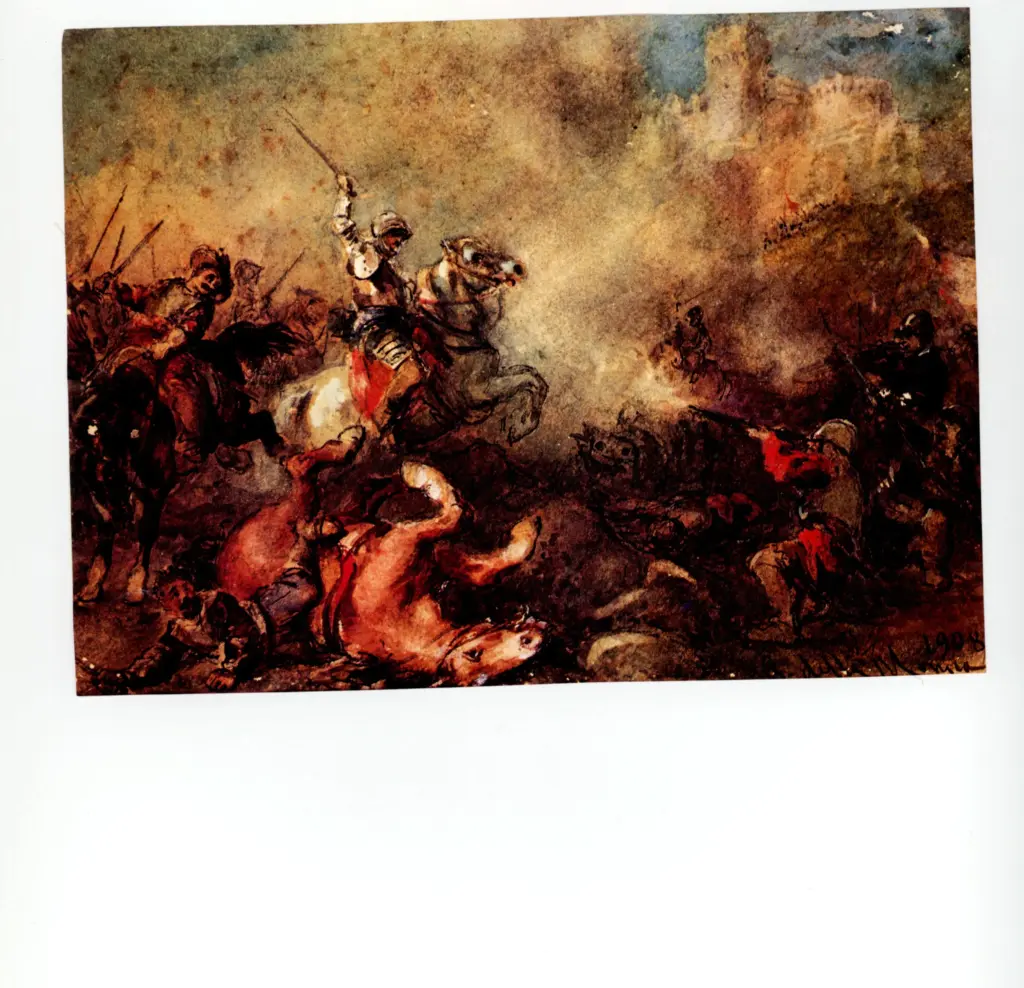 Della Monica, Gennaro , Battaglia ad imitazione di Salvator Rosa