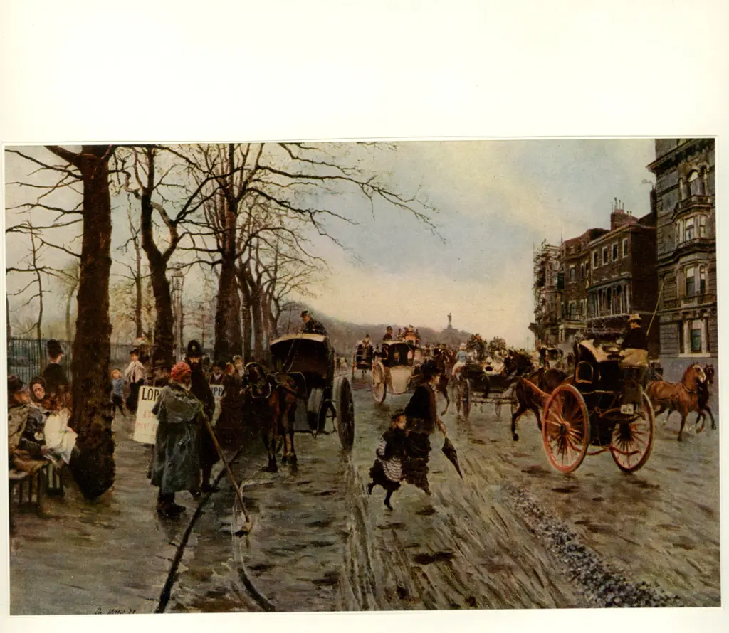 De Nittis, Giuseppe , Giornata invernale a Londra