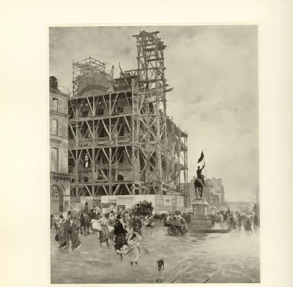 De Nittis, Giuseppe , La piazza delle Piramidi (Parigi)