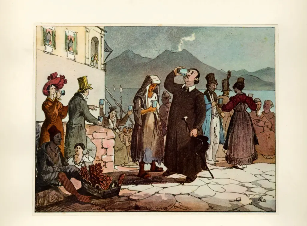 Anonimo , Dura, Giacomo - sec. XIX - L'acqua sulfurea , fronte