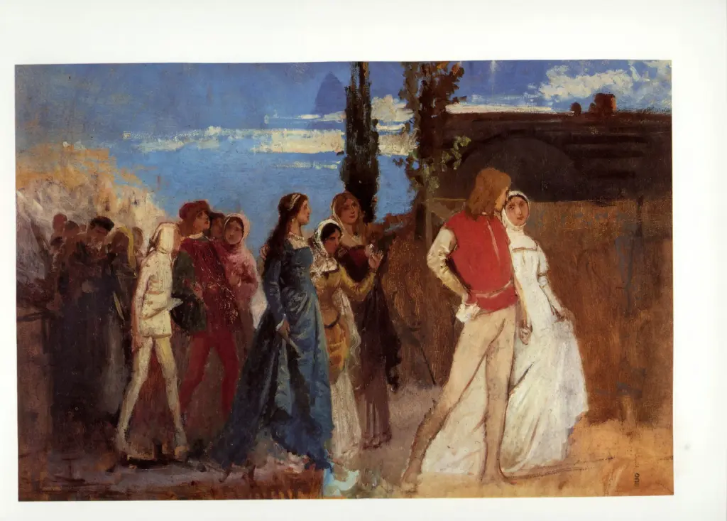 Faruffini, Federico , Corteo nuziale