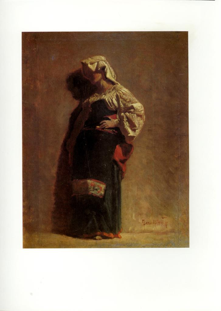 Anonimo , Faruffini, Federico - sec. XIX - Ciociara , fronte
