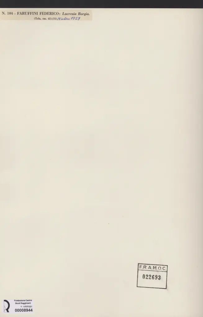 Anonimo, Anonimo , retro