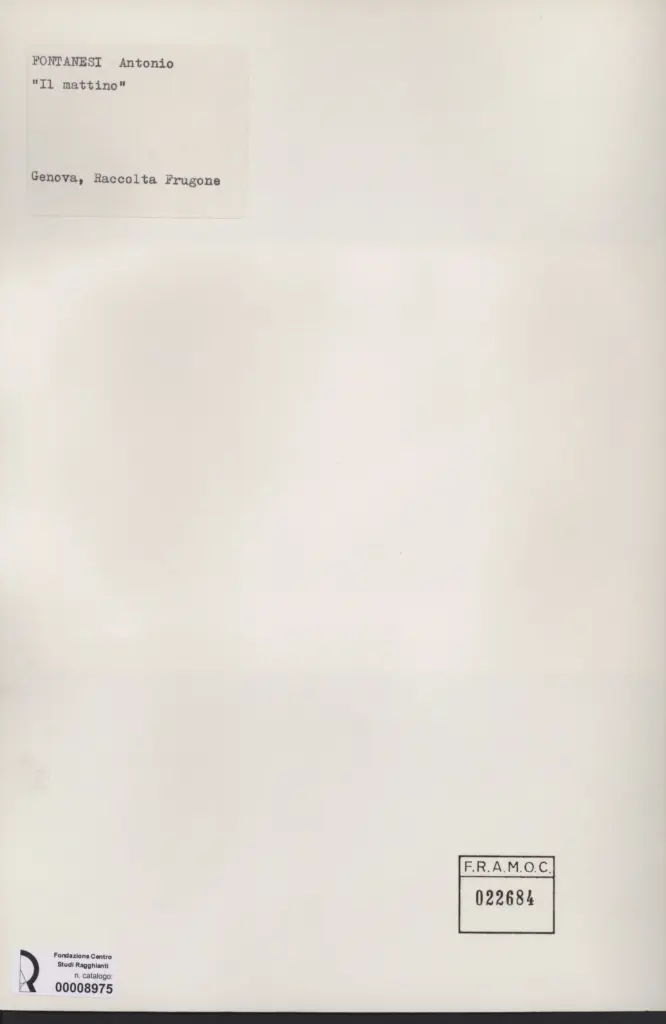 Anonimo , Fontanesi, Antonio , retro