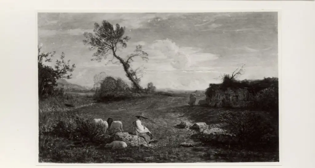 Fontanesi, Antonio , Pascolo tra i pioppi