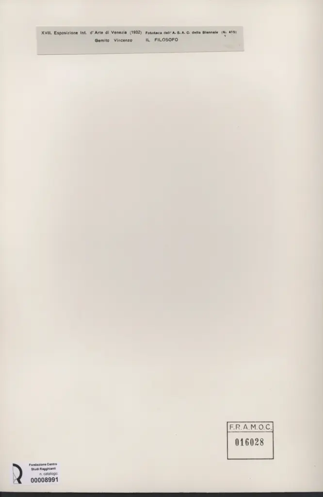 Anonimo, Anonimo , retro