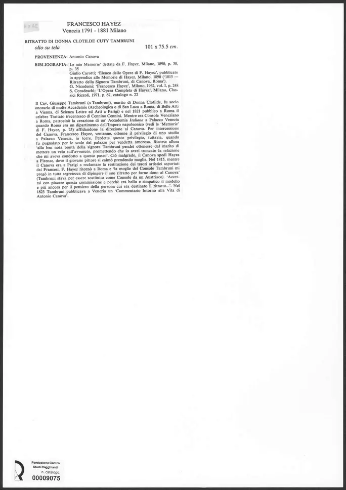 Hayez, Francesco - - , retro