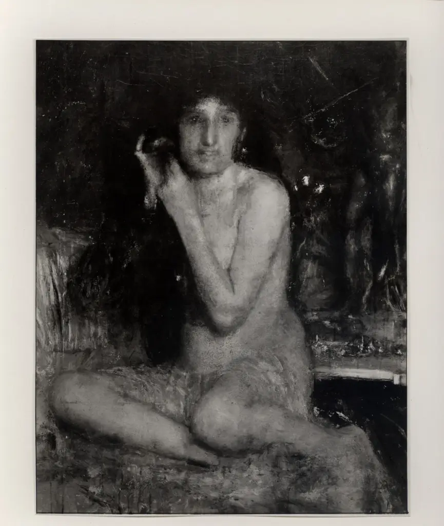 Giacomelli , Mancini, Antonio - sec. XIX/ XX - Nudo di donna , fronte