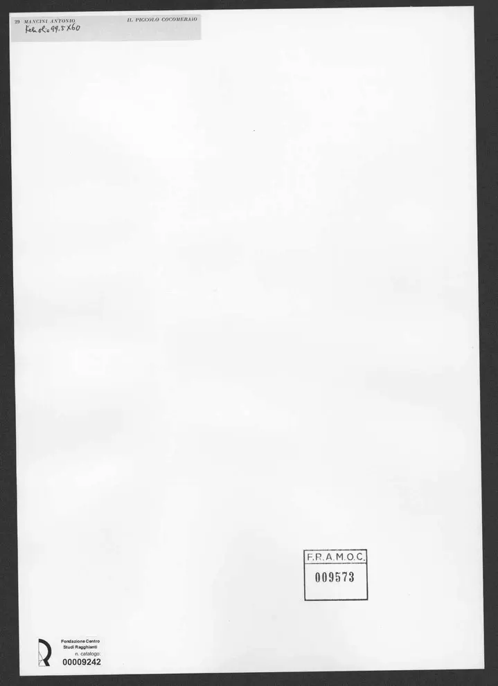 Anonimo , Mancini, Antonio - sec. XIX/ XX - Il piccolo cocomerai , retro