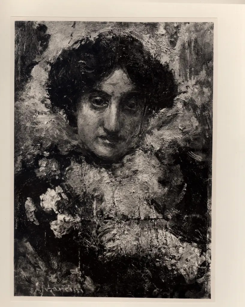 Anonimo , Mancini, Antonio - sec. XIX/ XX - Ritratto di donna , fronte