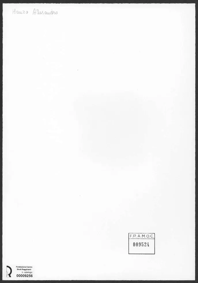 Anonimo , Manzo, Alessandro - sec. XIX - Battesimo di Ges&ugrave; nel Giordano , retro