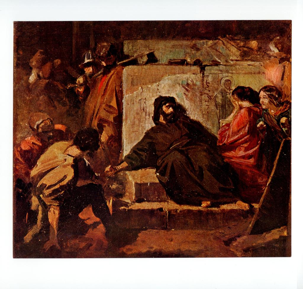 Anonimo , Morelli, Domenico - sec. XIX - Gli iconoclasti , fronte