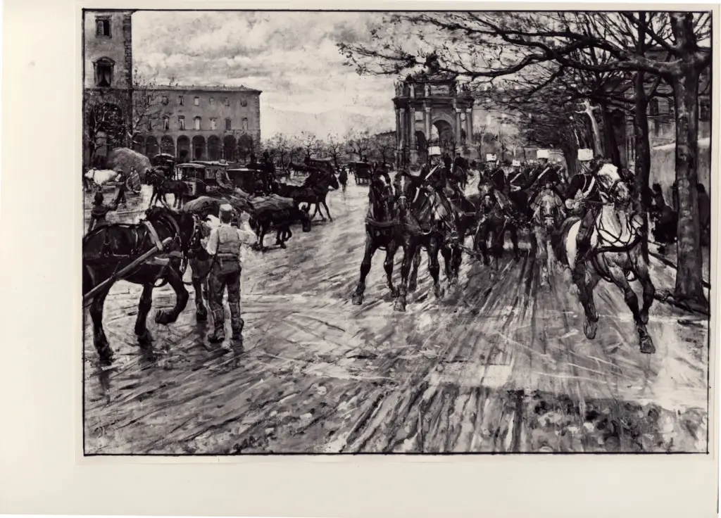 Panerai, Ruggero , Piazza San Gallo a Firenze