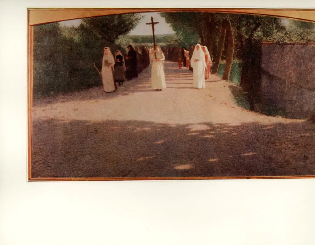 Anonimo , Pellizza, Giuseppe - sec. XIX - Processione , fronte