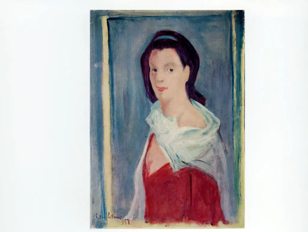 Anonimo , Polloni, Silvio - sec. XX - Lo scialle , fronte