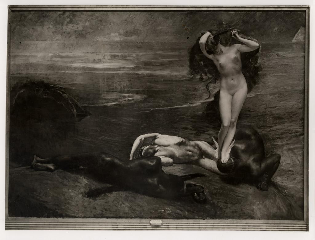 Sartorio, Giulio Aristide , La Gorgona e gli Eroi