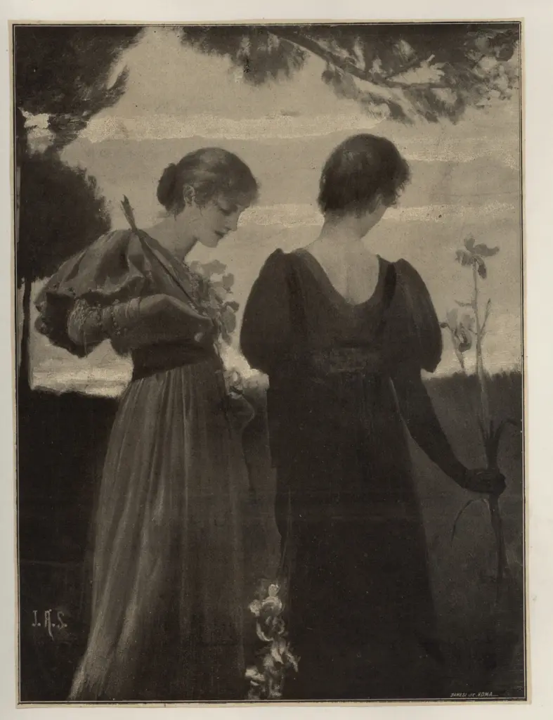 Sartorio, Giulio Aristide , Spring evening (Tramonto di primavera)