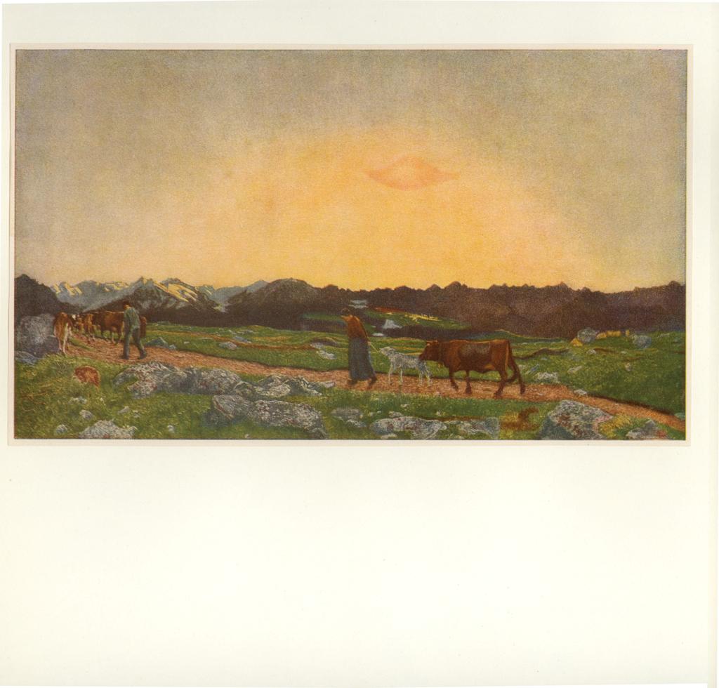 Anonimo , Segantini, Giovanni - sec. XIX - La natura , fronte