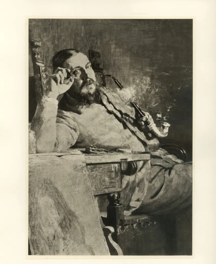 Segantini, Giovanni , Ritratto di Vittore Grubicy