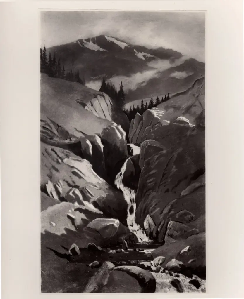 Sernesi, Raffaello , Cascata