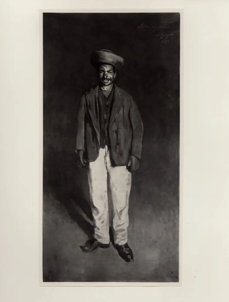 Signorini, Telemaco , Uomo in piedi