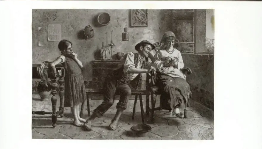 Anonimo , Zandomeneghi, Federico - sec. XIX/ XX - Scene di vita quotidiana , fronte