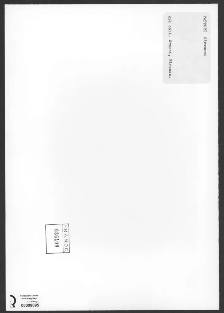 Fattori, Giovanni - - , retro