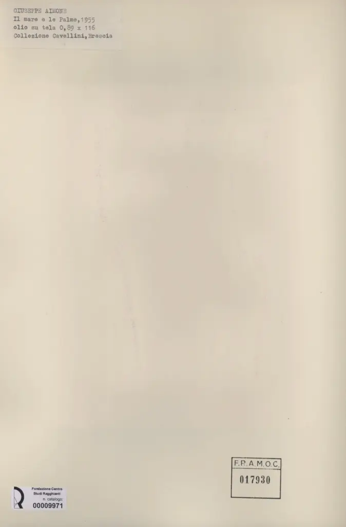 Anonimo , Ajmone, Giuseppe - sec. XX -