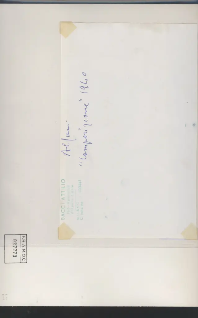 Bacci, Attilio , retro