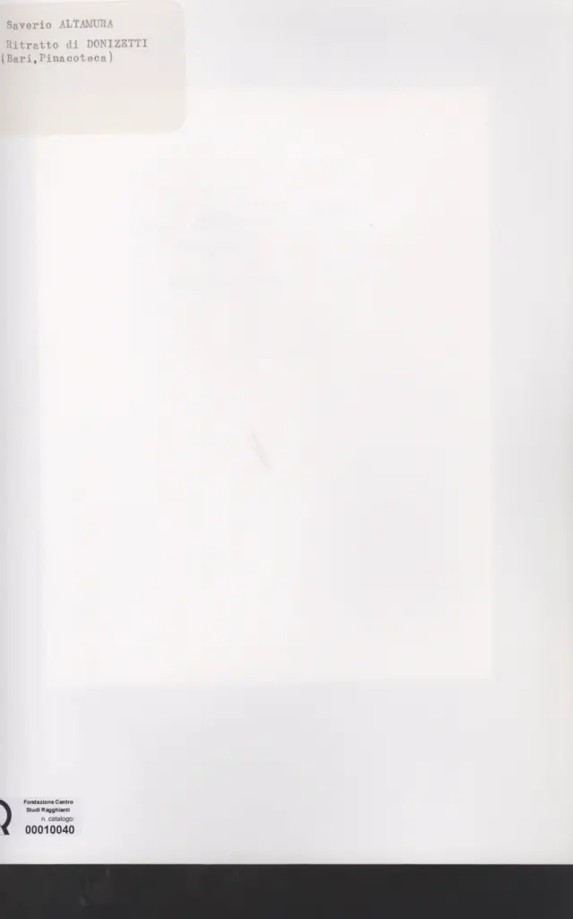 Anonimo , Altamura, Saverio - -