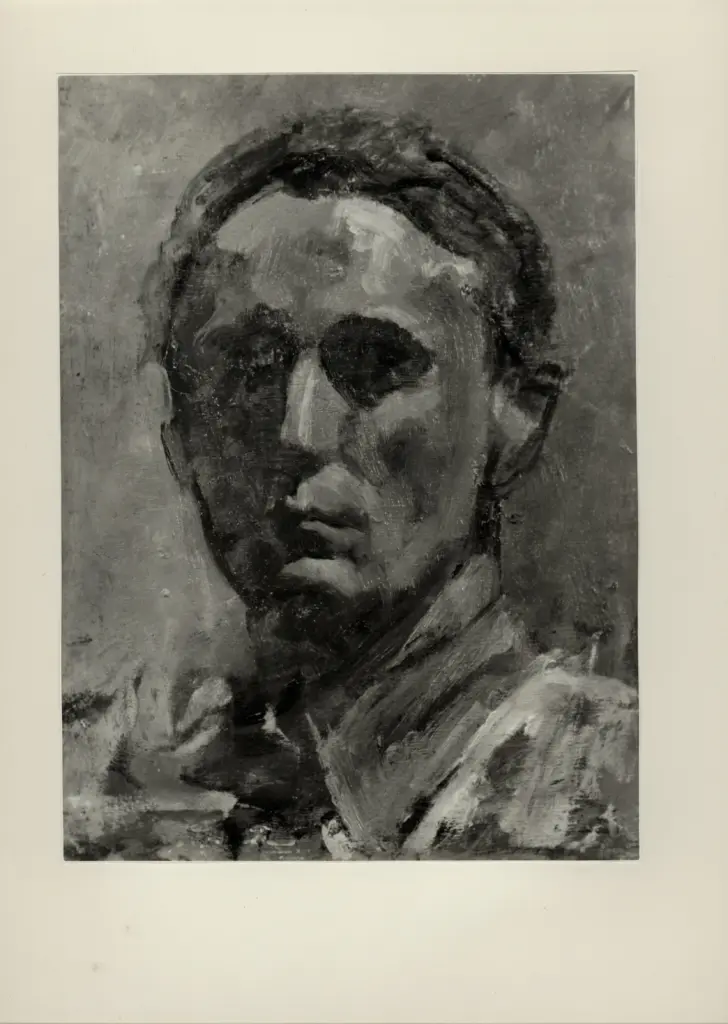 Anonimo , Amighetti, Amighetto - sec. XX - Autoritratto , fronte