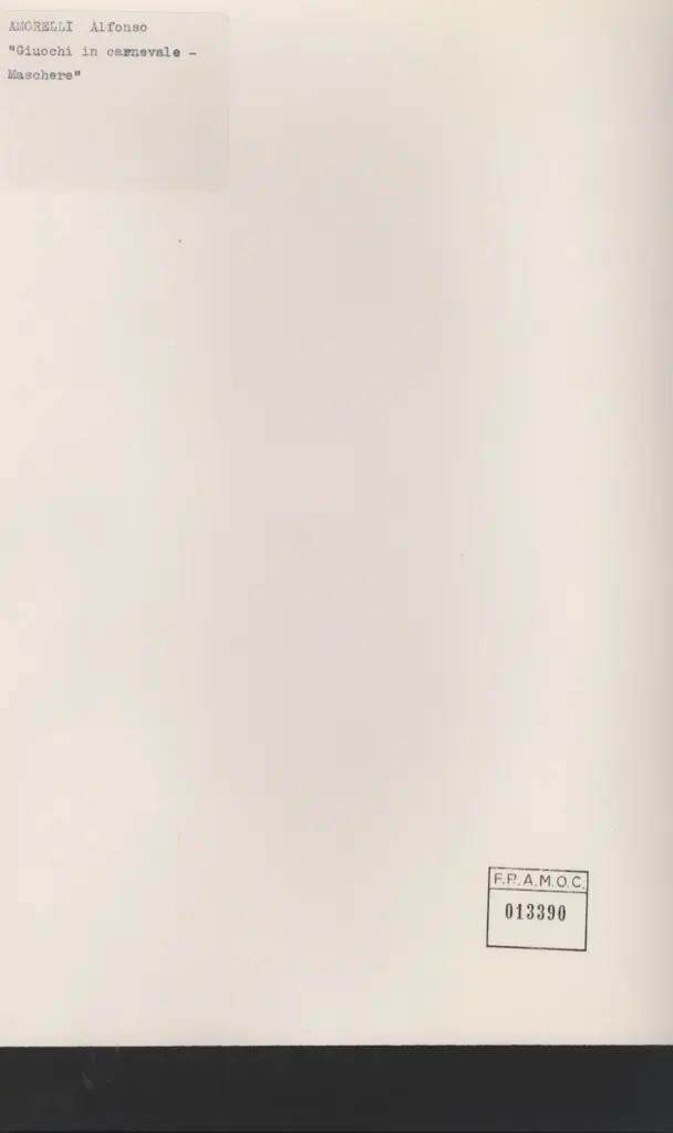 Anonimo, Anonimo , retro