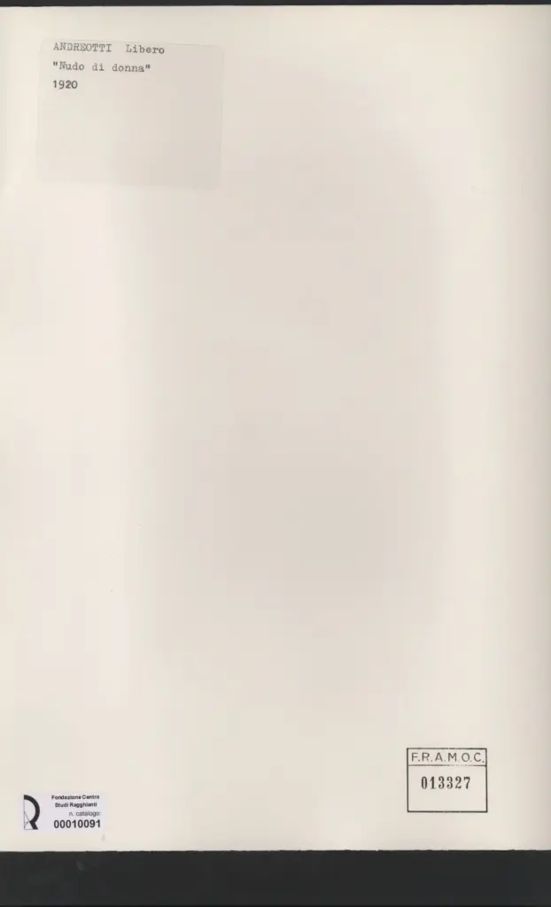 Anonimo, Anonimo , retro