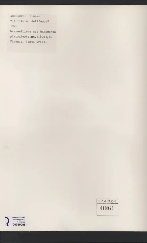 Anonimo, Anonimo , retro