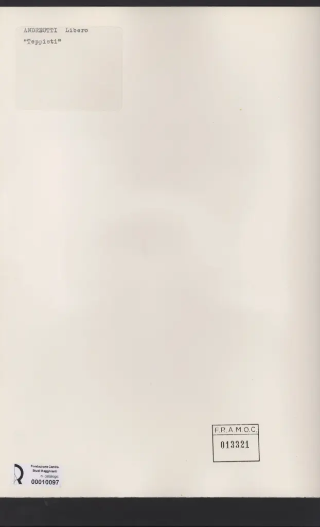 Anonimo, Anonimo , retro