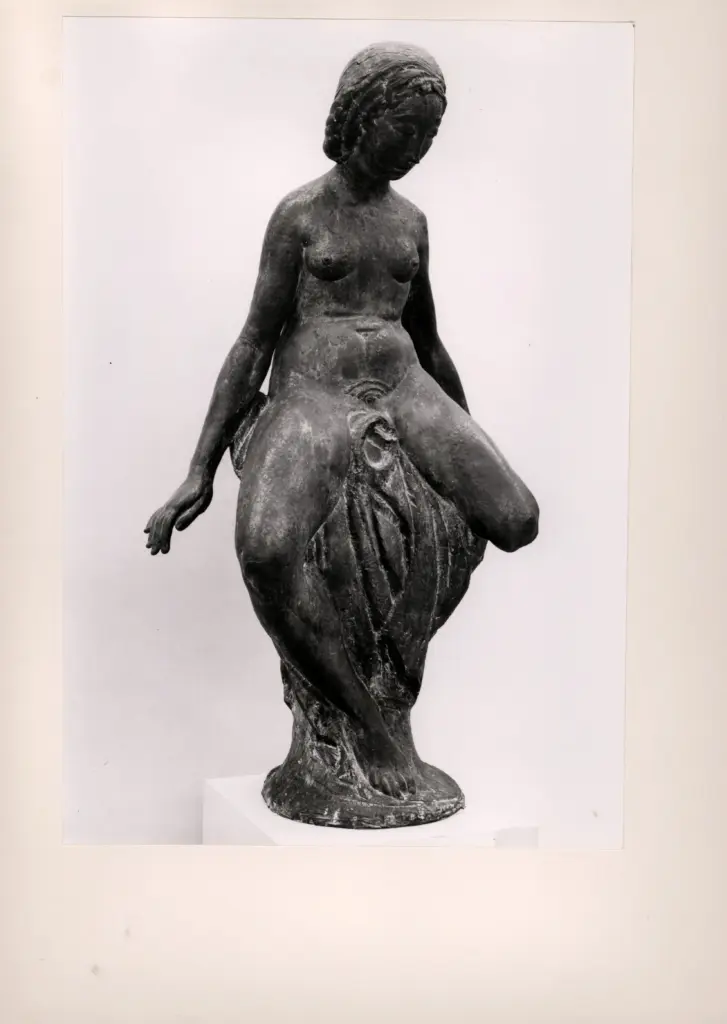 Anonimo , Andreotti, Libero - sec. XX - Nudo seduto , fronte