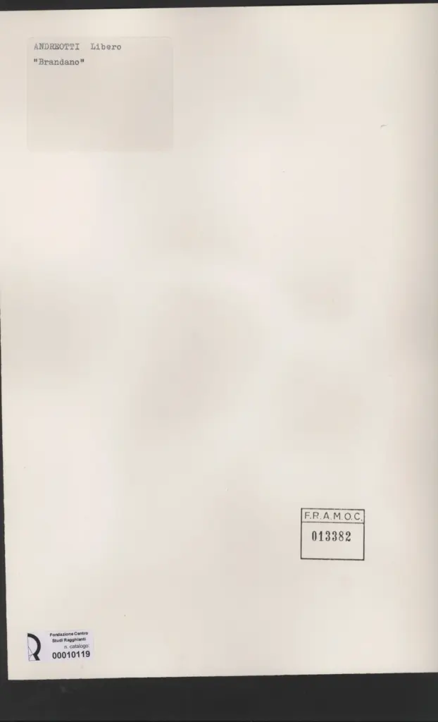 Anonimo, Anonimo , retro