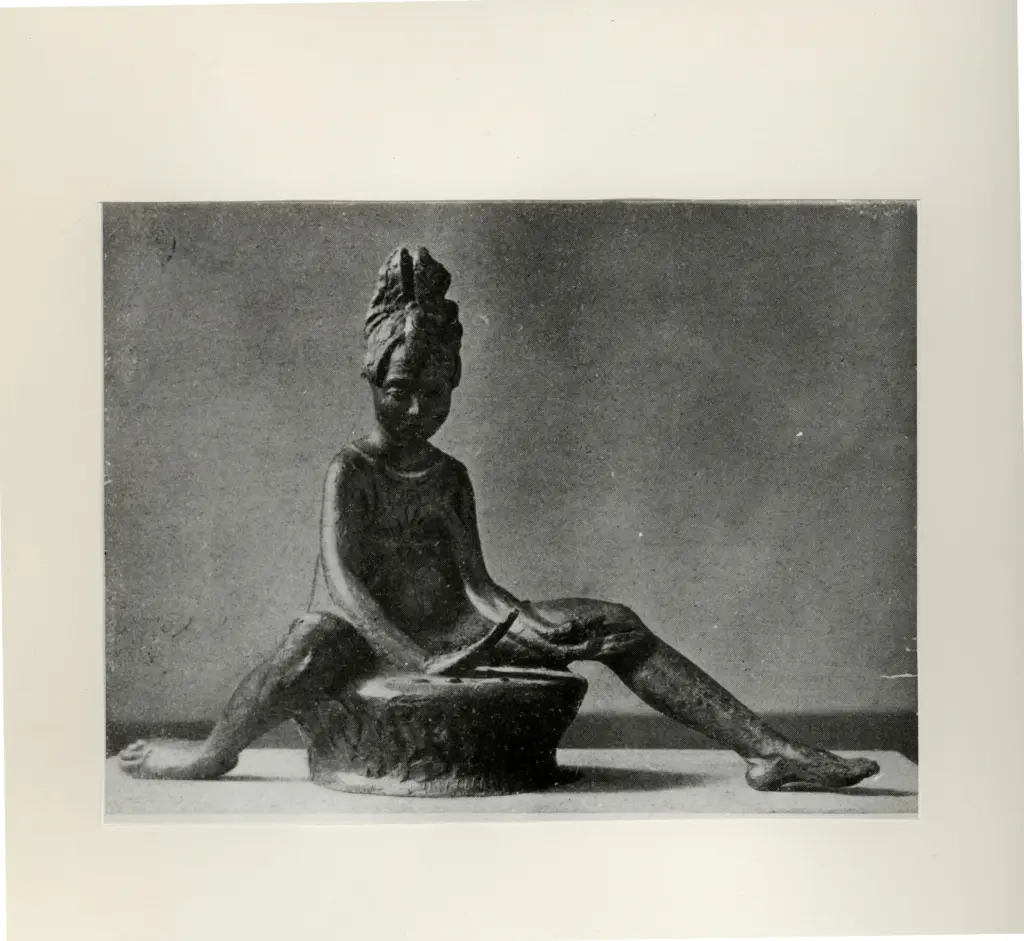 Anonimo , Andreotti, Libero - sec. XX - Bambina che gioca , fronte