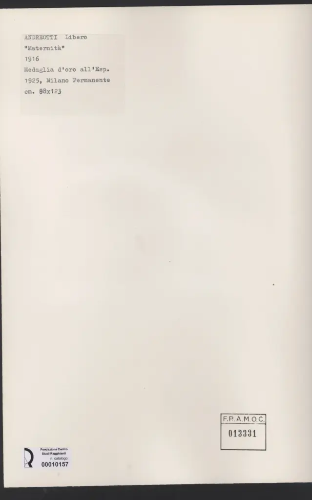 Anonimo, Anonimo , retro