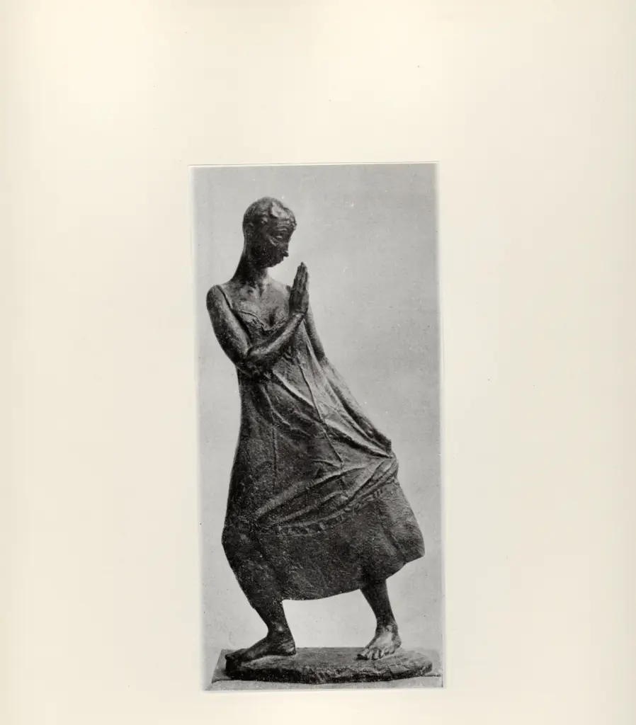 Anonimo , Andreotti, Libero - sec. XX - Modella che fugge , fronte