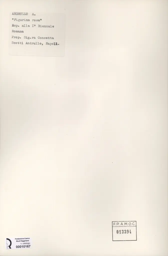 Anonimo, Anonimo , retro