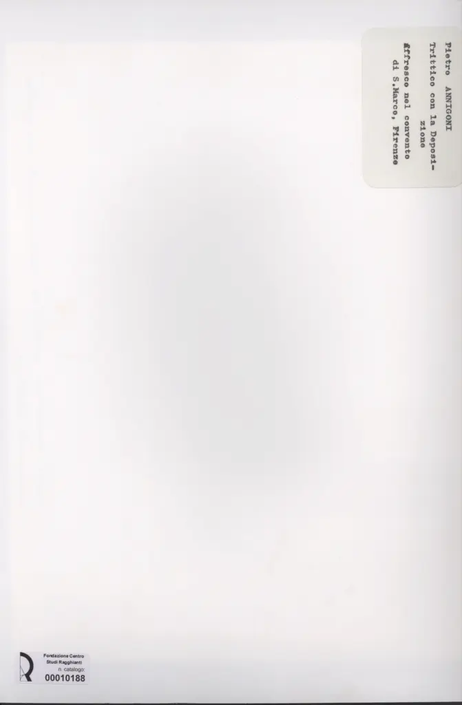 Anonimo , Annigoni, Pietro - - , retro