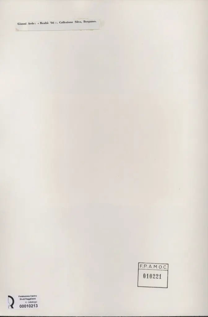 Anonimo , Arde, Gianni - -