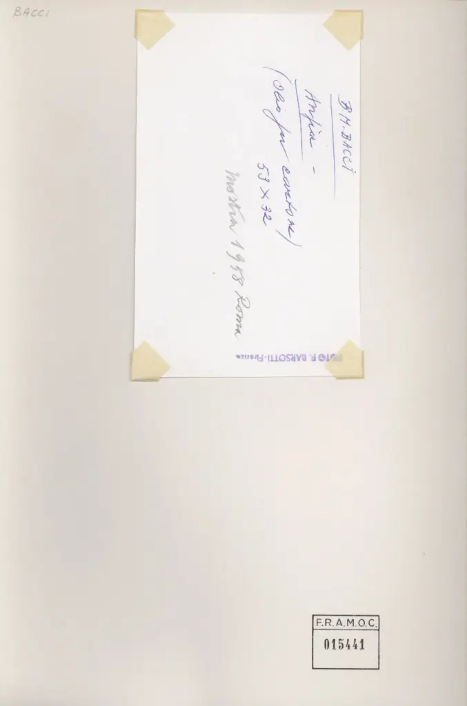 Foto Barsotti , retro