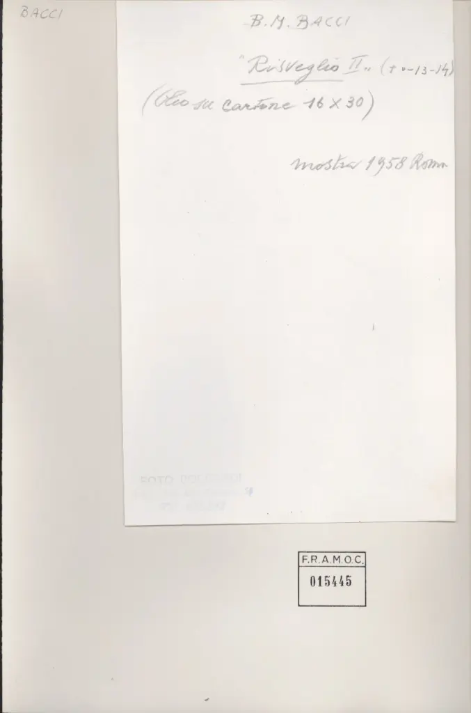 Boccardi, Cosimo , retro