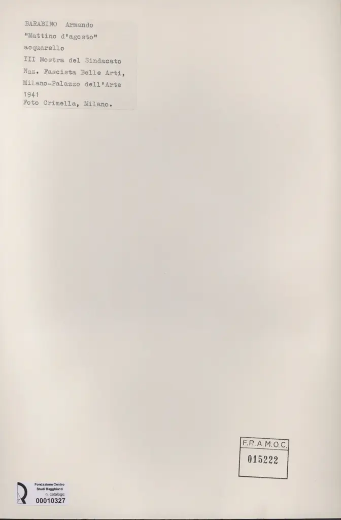 Crimella, Mario , retro