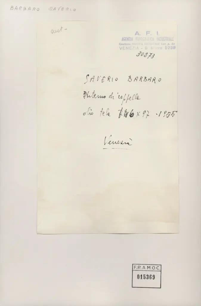 A.F.I. Agenzia Fotografica Industriale , retro