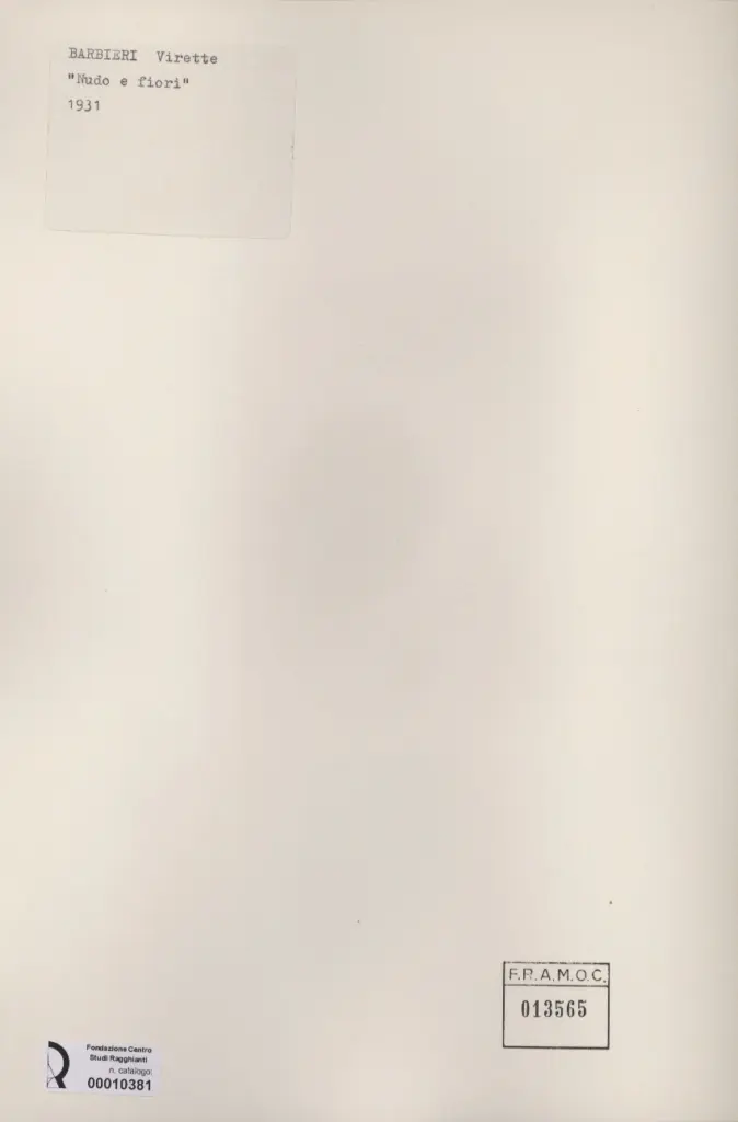 Anonimo, Anonimo , retro