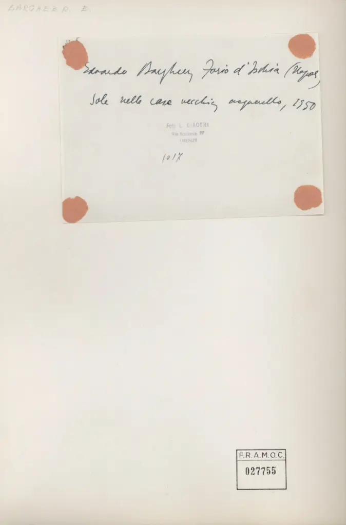 Ciacchi, Leonello , retro