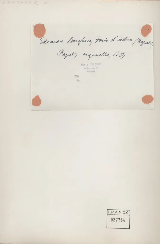 Ciacchi, Leonello , retro